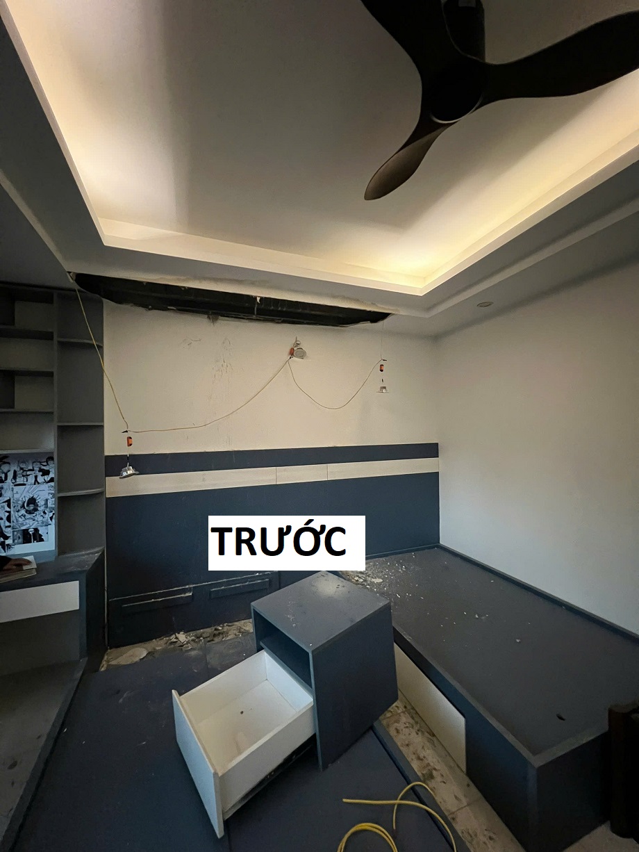Cải tạo phòng bếp và ngủ Huy Du 4