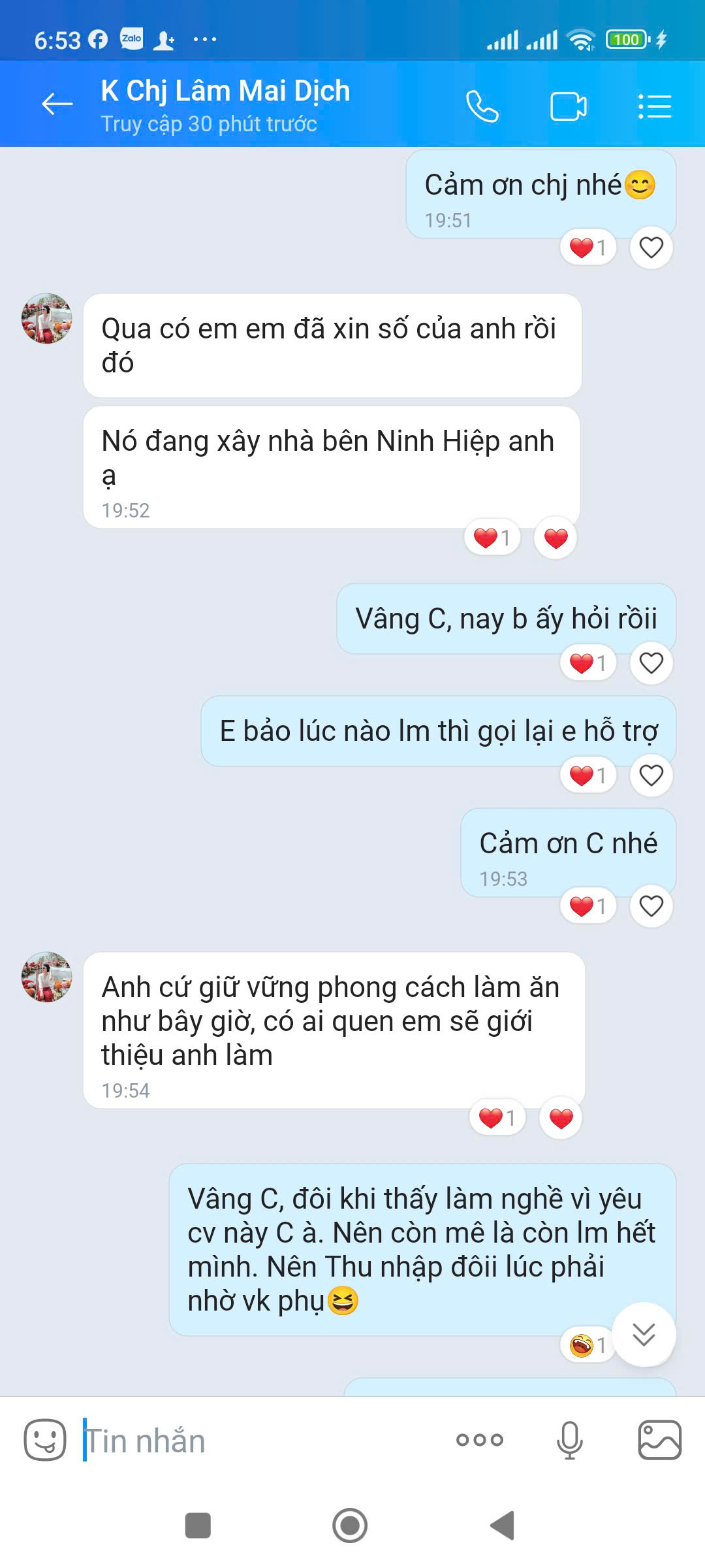 Ảnh cảm nhận của Chị Lâm